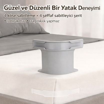 ÇarşafFix 4 Adet Çarşaf Tutucu Kaymaz Çarşaf Sabitleyici